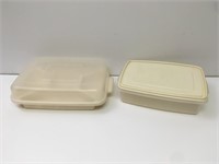 Pair of Rubbermaid Storage Containers