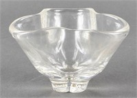 Wavy Glass Centerpiece Bowl