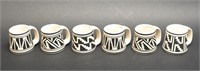 Southwest Native American Motif Pottery Mugs, 6