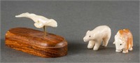 R.B. Kokuluk & Other Miniature Inuit Carvings, 3