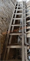 2-vintage Wood Ladders