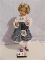 1 in lot, bisque 14" Doll