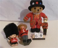 1 lot of 4,  Canadian & English Guards