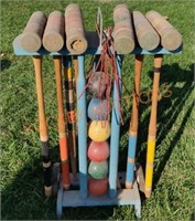 Vintage Croquet Set