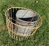 Egg Basket/metal Bucket