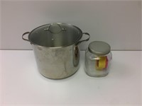 Stock Pot, Coffee Jar & Cookie Cutters