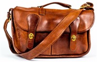 Coach Brown Leather Satchel Handbag