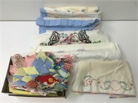 Lot of Fancy Work & Quilting Pieces