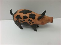 Wooden Painted Pig