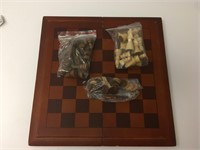 Chess & Checkers Set in Folding Travel Case