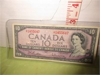 1954 10 DOLLAR BILL