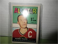 1967-68 TOPPS  ALL STAR CARD PIERRE PILOTE
