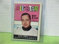 1967-68 TOPPS  ALL STAR CARD GLEN HALL