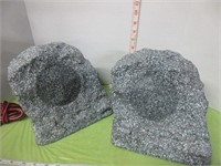 LARGE ROCK SHAPED SPEAKERS