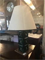 MCM Green Leather Lamp
