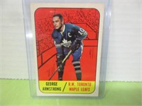 1967-68 TOPPS HOCKEY CARD   GEORGE ARMSTRONG