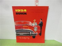 1954 BUICK CAR DEALERSHIP BROCHURE