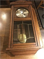 Antique Oak Case Clock