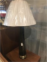 Smoked Glass MCM Lamp