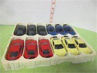 OLD STORE STOCK SET OF 12 CARS PORSCHE 911