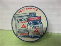 VINTAGE VICKS VAPO RUB TEST SAMPLE TIN