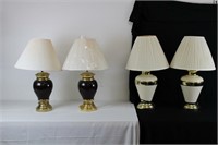 4 Ginger Jar Style Lamps