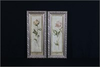 Pair Floral Pictures