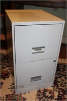 Metal Two Drawer File cabinet