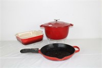 Le Creuset and Pioneer Woman Cookware