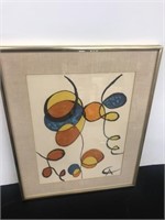 Met of Fine Arts Print Signed by CA Framed/Matted