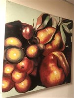 Large / Still Life Gallery Wrapped Painting Fruit