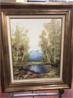 Oil on Canvas Landscape Signed by Stadler