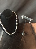Tahitian Pearls Necklace & Earings