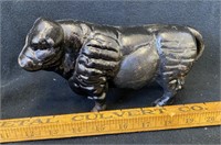 Cast Iron Brahma Bull Bank