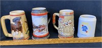 Collection of Beer Steins