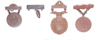 Lot of 4 WW2 Marksman Pins - Military Memorabilia