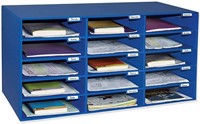 Classroom Keepers Mailbox, 15-Slot, Blue,