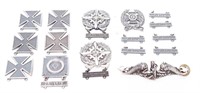 10 Assorted WWII Cross Pins & Wings - Marksman