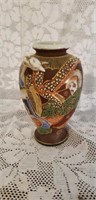 Satsuma Style Vintage Japan Dragon Vase