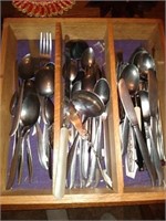 Drawer lot of silverware