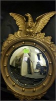 Antique Regency Style Eagle Convex Mirror