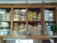 Estate lot of plastic containers