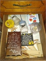 Estate drawer lot of miscellaneous