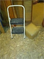 2 step stool and foot stool