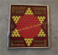Checkers & Chinese Checkers Board