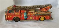 Antique Tin Fire Truck