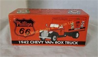 1942 Phillips 66 Chevy Van Box Truck Bank