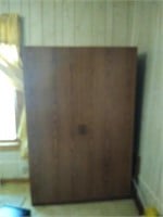 Wooden cabinet closet