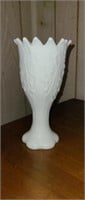 Beautiful milk glass vase