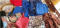 Estate Lot of Misc Lunch Boxes, Bags, Blanket, Etc